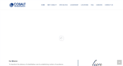 Desktop Screenshot of cobaltrehab.com