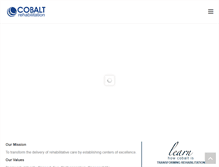 Tablet Screenshot of cobaltrehab.com